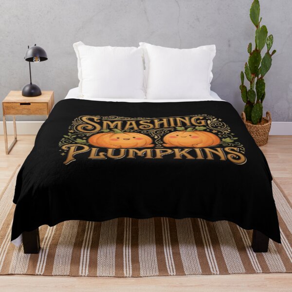 Item preview, Smashing Plumpkins — Cute Pumpkin Rock Parody Design designed and sold by Planet Utoppia.