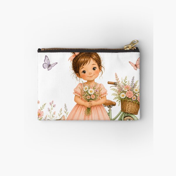 Item preview, I Carry Happiness Wherever I Go Cute Cottagecore Girl Cat Positive Affirmation Gift designed and sold by LoveNurseries.