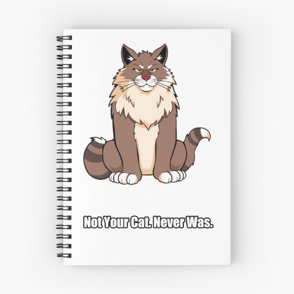 Item preview, Maine Coon Sticker - Not Your Cat Never Was - Funny Maine Coon Gift designed and sold by pawdrops.
