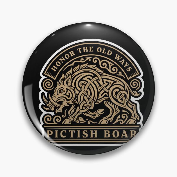 Item preview, Honor the Old Ways: Pictish Boar designed and sold by InkRebelia.