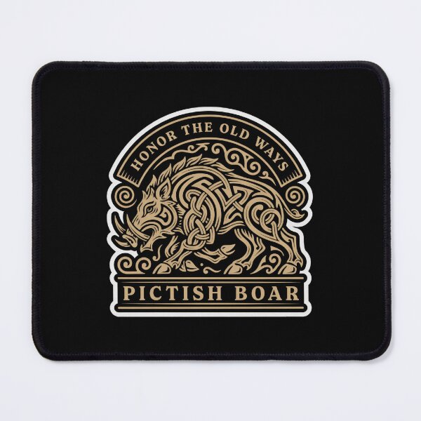 Item preview, Honor the Old Ways: Pictish Boar designed and sold by InkRebelia.