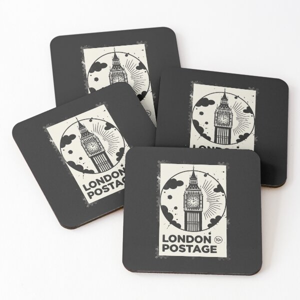Item preview, Vintage London Postage Stamp Big Ben Travel Souvenir designed and sold by Cipher & Soul.