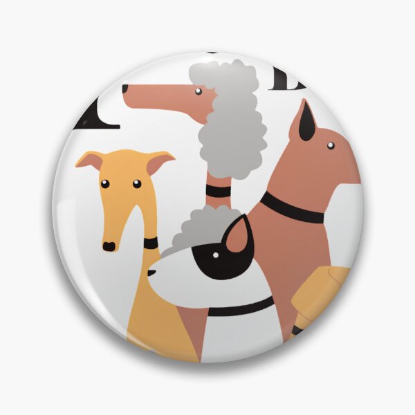 Item preview, I Wanna Be Your Dog | Cute Dog Breeds Illustration Design designed and sold by VividMorphk.