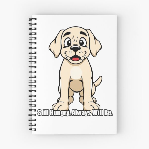Item preview, Labrador Sticker - Still Hungry Always Will Be - Funny Lab Gift designed and sold by pawdrops.
