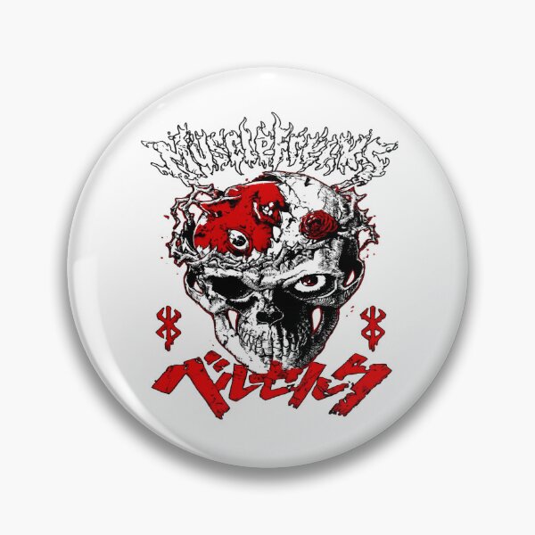 Item preview, Berserk Skull Anime T-Shirt - Brand of Sacrifice Dark Art Design designed and sold by ArcadeLens Studio.