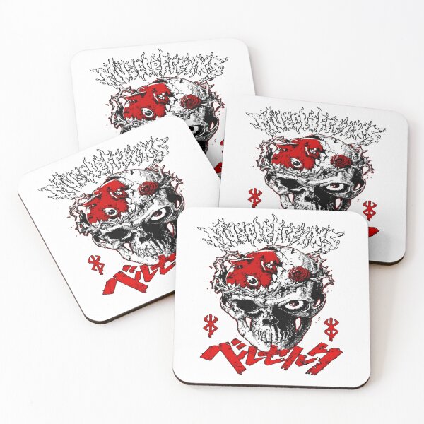 Item preview, Berserk Skull Anime T-Shirt - Brand of Sacrifice Dark Art Design designed and sold by ArcadeLens Studio.