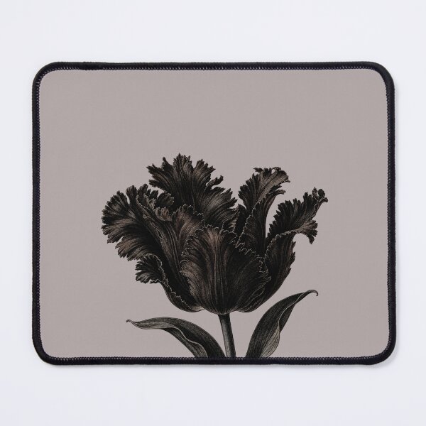 Item preview, THE BLACK TULIP SOCIETY AMSTERDAM GOTHIC EBRU FLORAL ART designed and sold by MonsoonInkX.