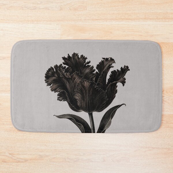 Item preview, THE BLACK TULIP SOCIETY AMSTERDAM GOTHIC EBRU FLORAL ART designed and sold by MonsoonInkX.