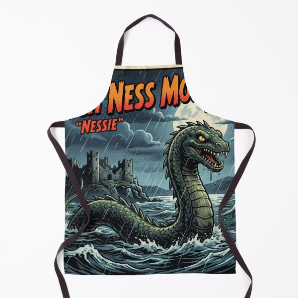 Item preview, Loch Ness Monster Cryptid – Horror Comic Design designed and sold by redsharkuk.