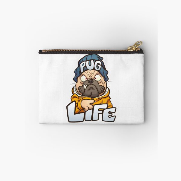 Item preview, Pug Life | Funny Angry Pug Cartoon Graphic Design designed and sold by VividMorphk.