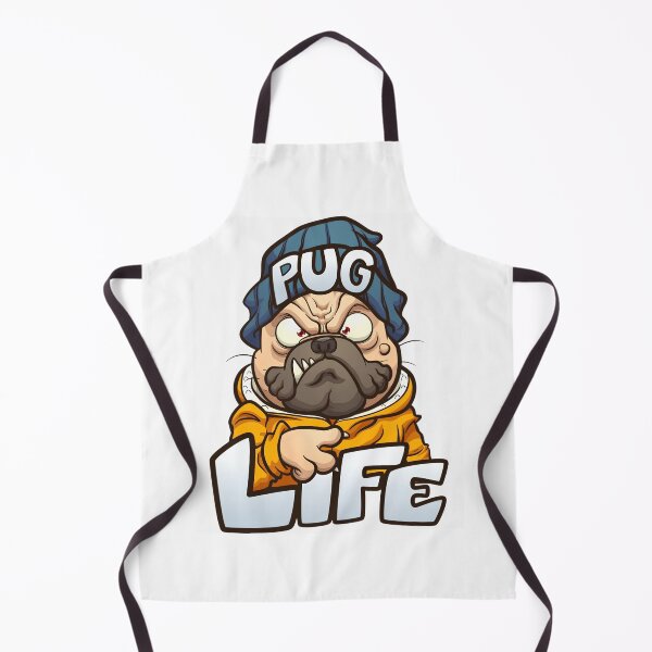 Item preview, Pug Life | Funny Angry Pug Cartoon Graphic Design designed and sold by VividMorphk.
