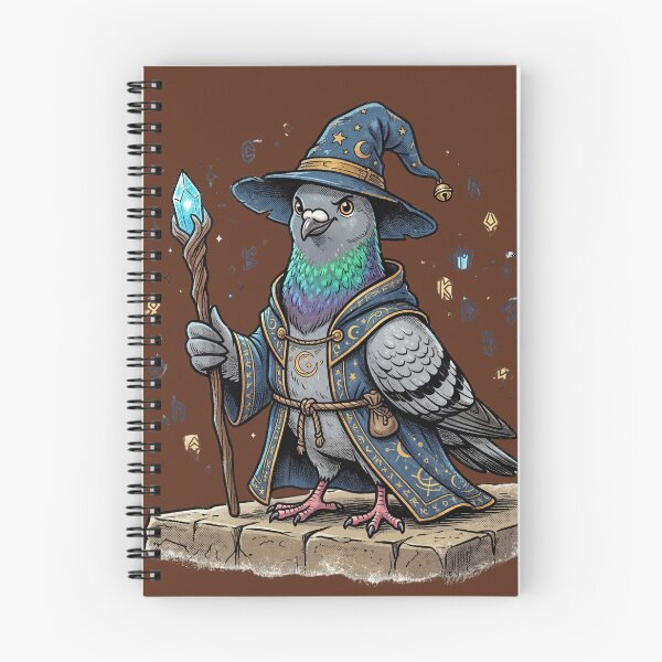 Item preview, Wizard Pigeon With Crystal Staff designed and sold by azule1.