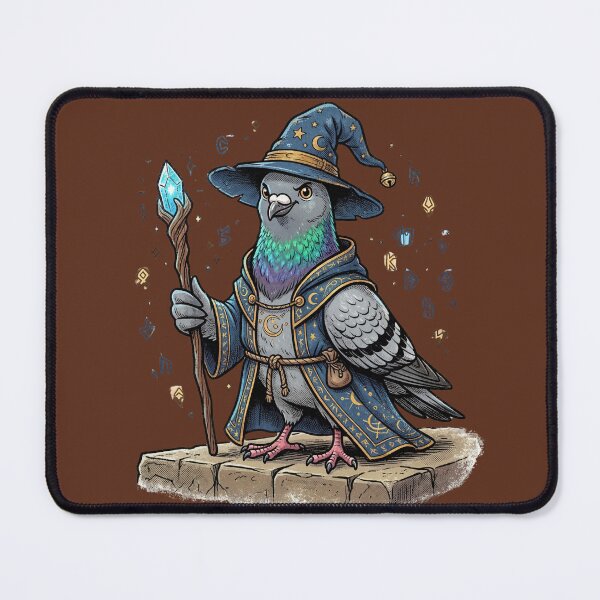 Item preview, Wizard Pigeon With Crystal Staff designed and sold by azule1.