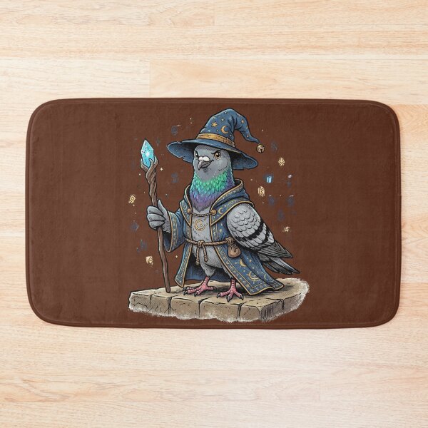 Item preview, Wizard Pigeon With Crystal Staff designed and sold by azule1.