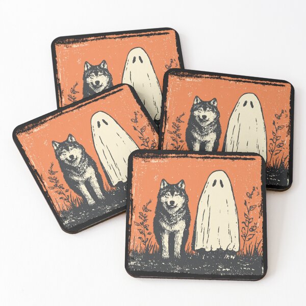 Item preview, Wild Wolf Paired With Calm Halloween Ghost designed and sold by grenithh.