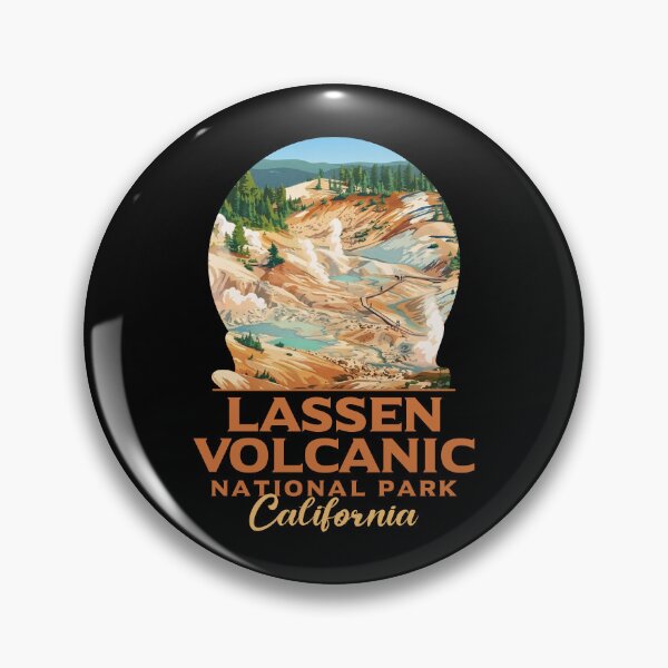 Item preview, Lassen Volcanic National Park California Vintage Poster designed and sold by LinaValearte.