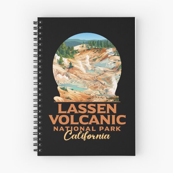 Item preview, Lassen Volcanic National Park California Vintage Poster designed and sold by LinaValearte.