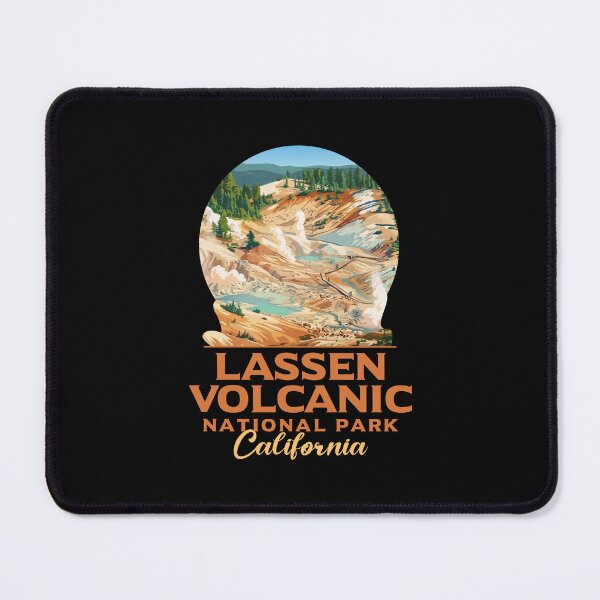 Item preview, Lassen Volcanic National Park California Vintage Poster designed and sold by LinaValearte.