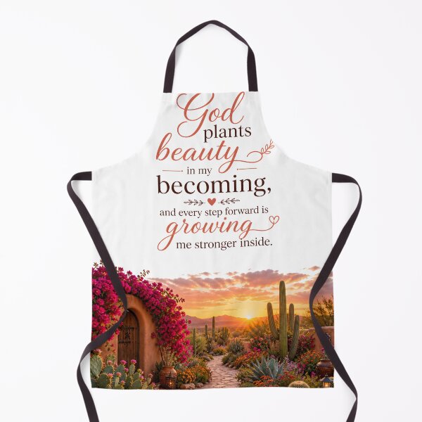 Item preview, God Plants Beauty in My Becoming – Personal Growth Quote, Inspirational Affirmation & Self Improvement Gift designed and sold by LoveNurseries.