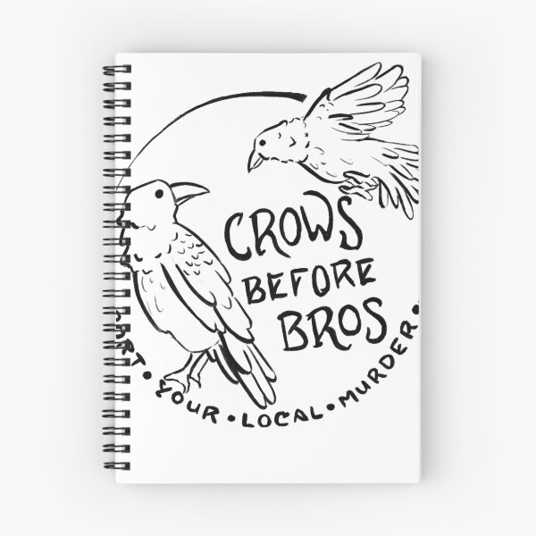 Item preview, Crows before Bros: Support Your Local Murder designed and sold by Bookreader123.
