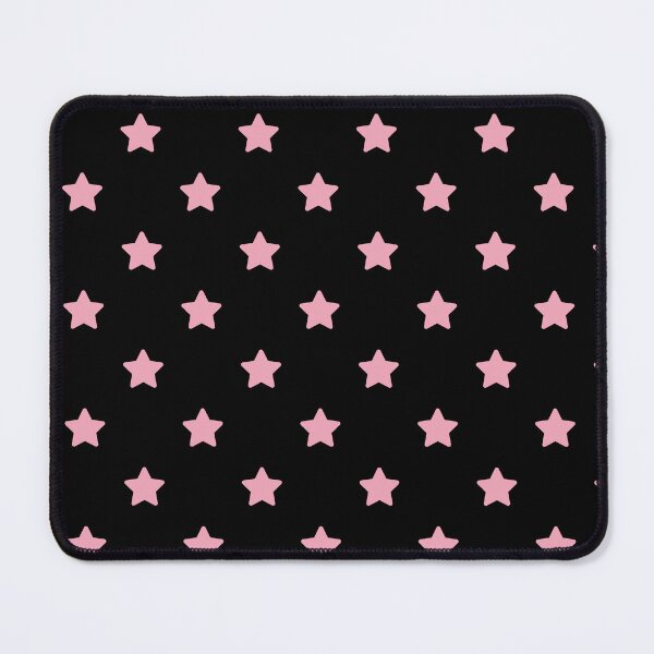 Item preview, Pink Stars on Black Pattern | Blackpink Star Pattern | Pop Culture Inspired Stars | Y2K Pink and Black Starry Print | Girly Starry Night Design designed and sold by VivaFy.