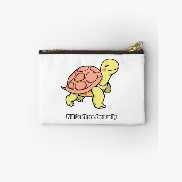 Item preview, Turtle Sticker - Will Get There Eventually - Funny Turtle Gift designed and sold by pawdrops.