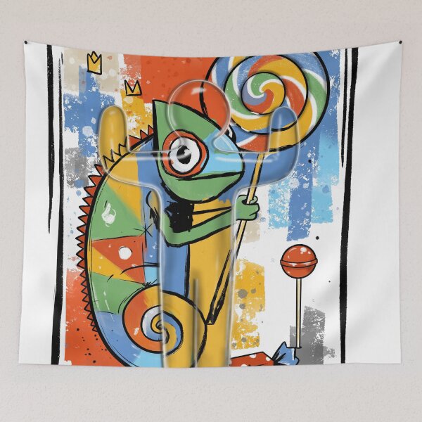 Item preview, Hiding & Seek Picasso Meccha Chameleon Gamer designed and sold by Chelsealuv Krigbaum.