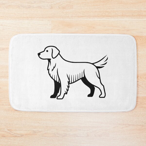Item preview, Loyal Retriever Dog Sticker Graphic - Black and White Canine Silhouette Art - Puppy Print Design designed and sold by BestChoiceService.