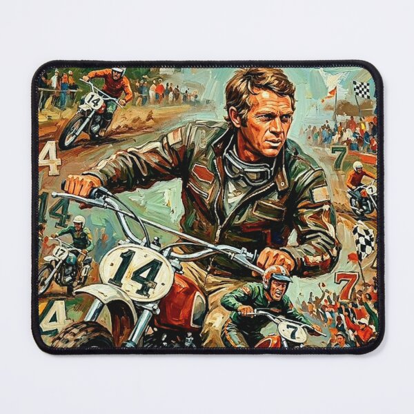 Item preview, On Any Sunday Retro Motorcycle Racing Documentary Tribute Art Poster designed and sold by Art's Diner.