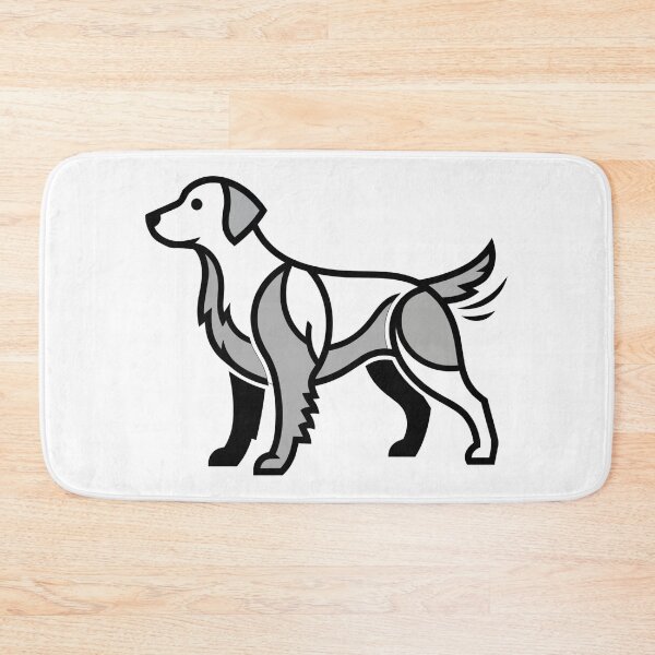 Item preview, Minimalist Geometric Dog Vector Illustration - Modern Abstract Canine Graphic - Clean Lines Pet Art designed and sold by BestChoiceService.