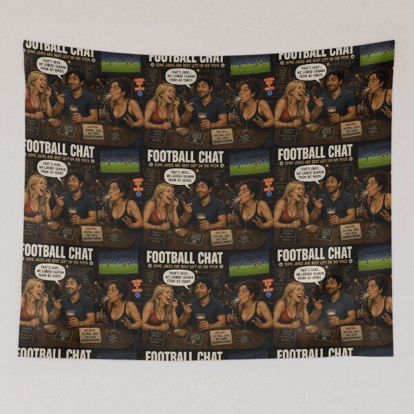 Item preview, Football Chat Funny Football Pub Banter T-Shirt designed and sold by Hornace88studio.