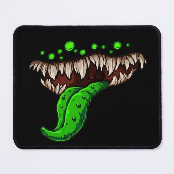 Item preview, Monstrous Maw - Green Edition | Creepy Horror Monster Teeth designed and sold by LogicLoop.
