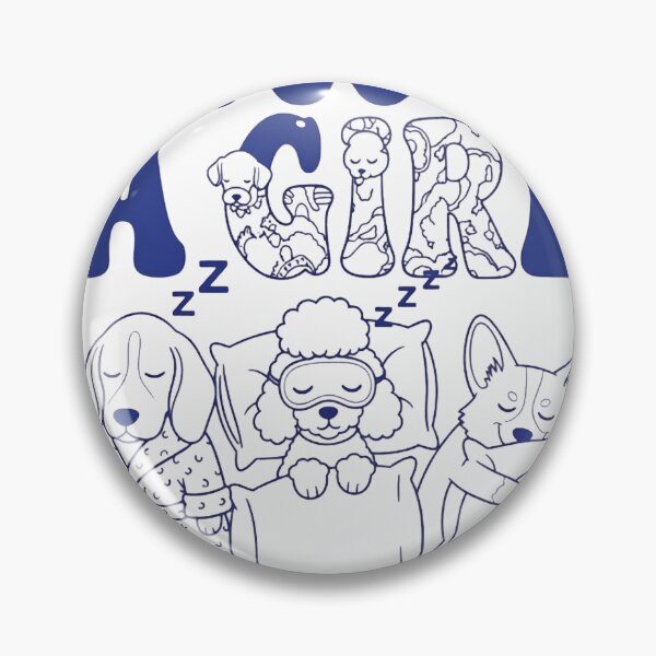 Item preview, I'm Just A Girl Let Me Rot In Bed | Funny Sleepy Dog Lover Design designed and sold by VividMorphk.