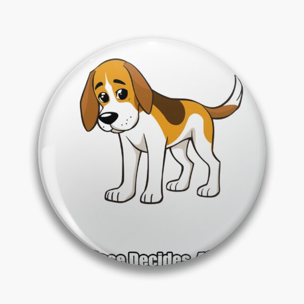 Artikelvorschau, Beagle-Aufkleber – Die Nase entscheidet immer – Lustiges Beagle-Geschenk entworfen und verkauft von pawdrops.