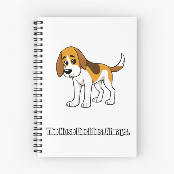 Item preview, Beagle Sticker - The Nose Decides Always - Funny Beagle Gift designed and sold by pawdrops.