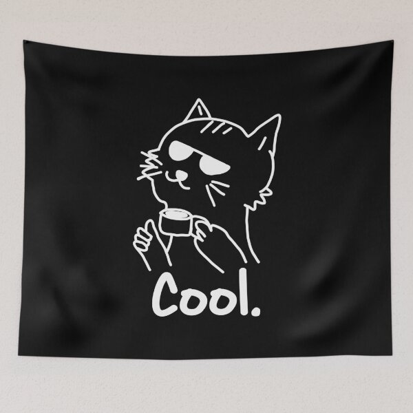 Item preview, Cool Cat Coffee designed and sold by RetroChunky®.