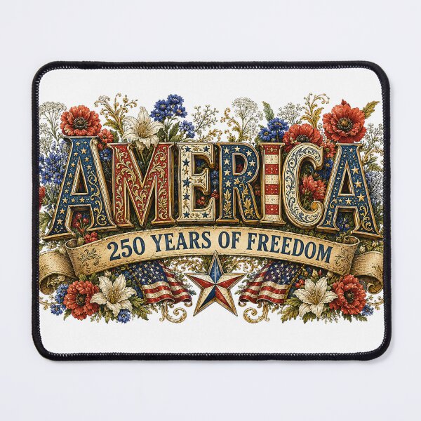 Item preview, Vintage America 250 Years of Freedom Graphic designed and sold by PetalGarden.