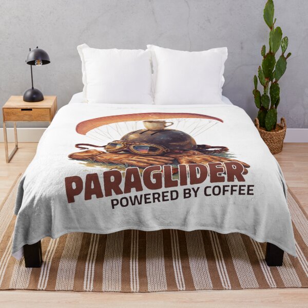 Item preview, Paraglider Powered by Coffee designed and sold by ArcticFoxStudio.