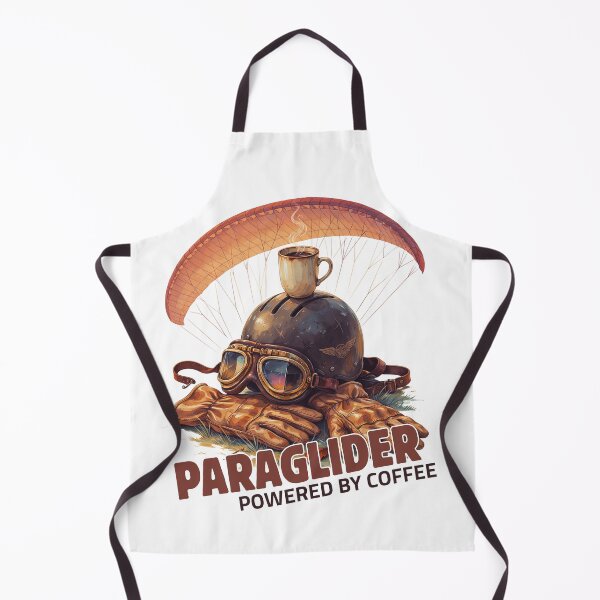 Item preview, Paraglider Powered by Coffee designed and sold by ArcticFoxStudio.