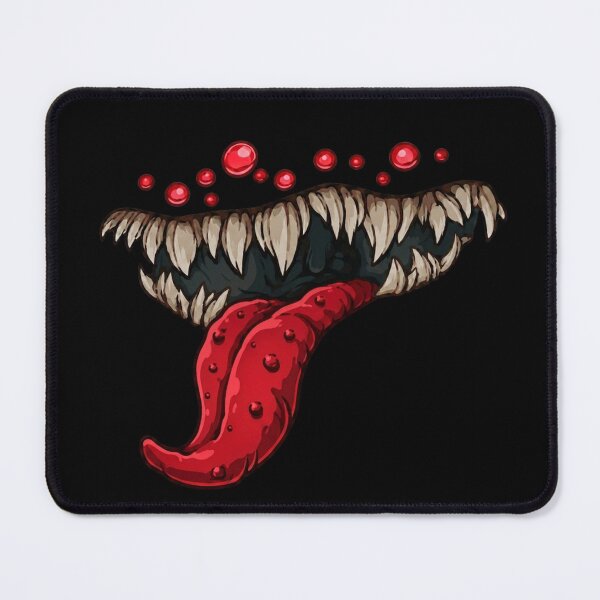 Item preview, Monstrous Maw - Red Edition | Creepy Horror Monster Teeth designed and sold by LogicLoop.