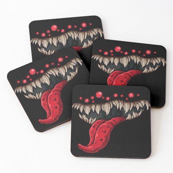 Item preview, Monstrous Maw - Red Edition | Creepy Horror Monster Teeth designed and sold by LogicLoop.