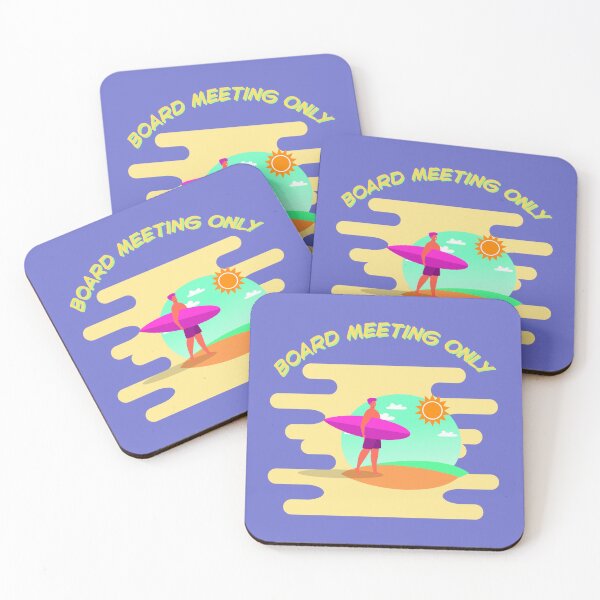Artikelvorschau, Board Meeting Only High Tide, Good Vibes Funny Gifts for Surfing Lover entworfen und verkauft von MalwasBasket.