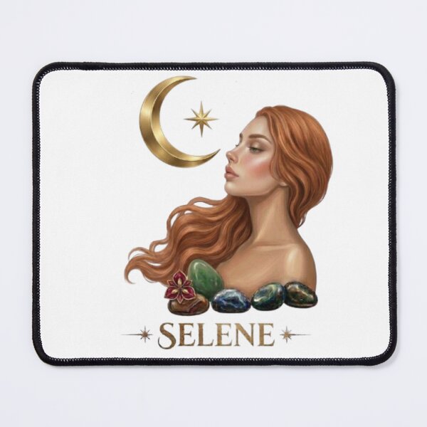 Item preview, Selene Greek Goddess of the Moon Fantasy Art designed and sold by Northern Glow Art.