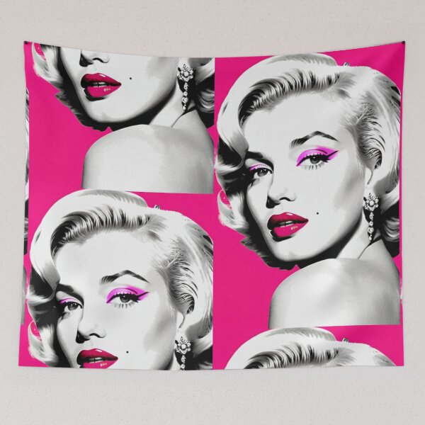 Item preview, Art - Iconic Female Hollywood Figure, Pop Art Portrait with Intense Gaze designed and sold by Beat-It.