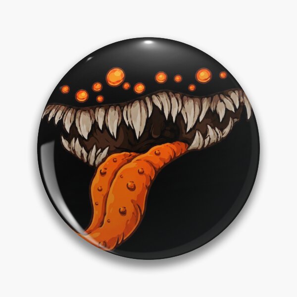 Item preview, Monstrous Maw - Orange Edition | Creepy Horror Monster Teeth designed and sold by LogicLoop.