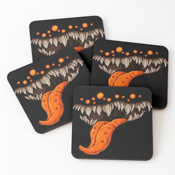 Item preview, Monstrous Maw - Orange Edition | Creepy Horror Monster Teeth designed and sold by LogicLoop.