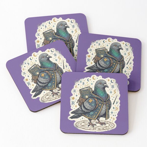 Item preview, Magic Scholar Pigeon With Spellbook designed and sold by azule1.