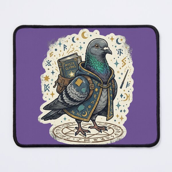 Item preview, Magic Scholar Pigeon With Spellbook designed and sold by azule1.