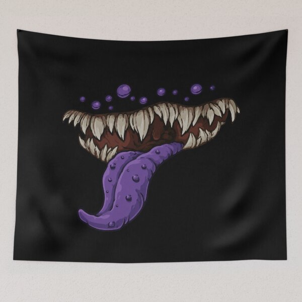Item preview, Monstrous Maw - Purple Edition | Creepy Horror Monster Teeth designed and sold by LogicLoop.