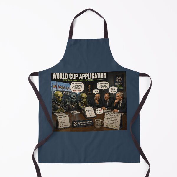 Item preview, World Cup Application Funny Alien Football T-Shirt designed and sold by Hornace88studio.